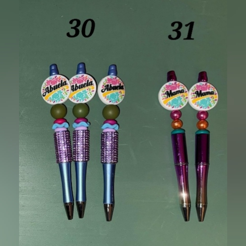 Handmade Colorful "Mom" Novelty Pens - Choose One - Picture 9 of 9